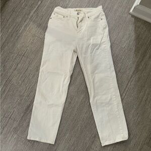 Madewell White Jeans